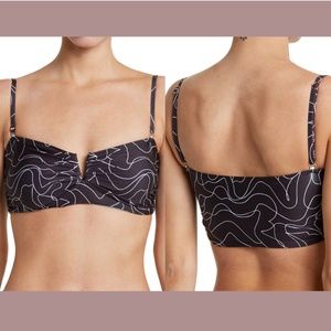 NWT Maaji [ Small ] Sea Fliker 4-Way Reversible‎ Wired V-Notch Bikini Top